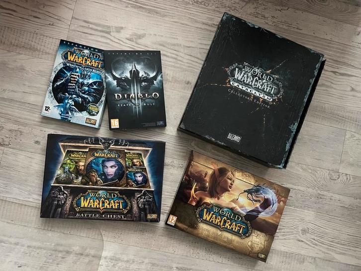Blizzard Games - WoW & Diablo 3 expansion, Spelcomputers en Games, Games | Pc, Gebruikt, Role Playing Game (Rpg), 3 spelers of meer