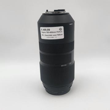 Sigma 100-400mm f/5-6.3 DG | Geschikt voor Nikon beschikbaar voor biedingen