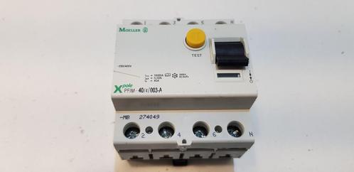 Moeller Groepenkast Aardlekschakelaar PFIM 40A 30mA (1x), Hobby en Vrije tijd, Elektronica-componenten, Gebruikt, Ophalen of Verzenden