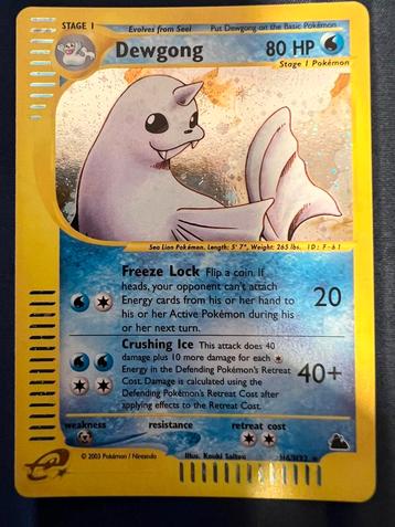 Dewgong H6/H32 - Skyridge - Topstaat! beschikbaar voor biedingen