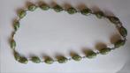 Halsketting jade, Ophalen of Verzenden, Zo goed als nieuw, Groen