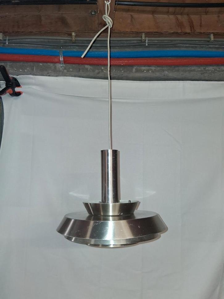 Vintage retro hanglamp, Huis en Inrichting, Lampen | Hanglampen, Gebruikt, Minder dan 50 cm, Ophalen of Verzenden