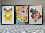 Set van 3 Ingelijste Kunstwerken - Moderne Stijl, Ophalen