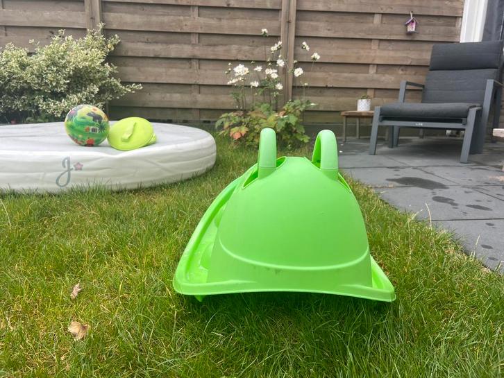 Groene plastic wip wap - ideaal voor de kleintjes, Kinderen en Baby's, Speelgoed | Buiten | Los speelgoed, Gebruikt, Ophalen