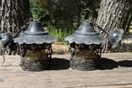 Brocante - Set identieke buitenlampen!, Tuin en Terras, Tuinwanddecoratie, Ophalen of Verzenden, Gebruikt