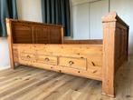 GRATIS! Grenen ledikant, Huis en Inrichting, Slaapkamer | Bedden, Ophalen, Gebruikt, 90 cm, Tweepersoons