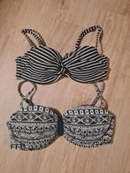 2x bikini top zwart/wit, maat 75C, Kleding | Dames, Badmode en Zwemkleding, C&A, Bikini, Ophalen of Verzenden, Zo goed als nieuw