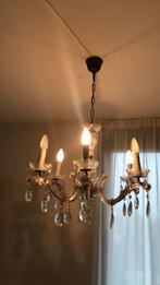 Antike kroon luchter, Huis en Inrichting, Lampen | Kroonluchters, Ophalen, Zo goed als nieuw, Glas