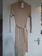 mango gebreide midi- jurk maat L, Kleding | Dames, Jurken, Mango, Beige, Maat 42/44 (L), Nieuw