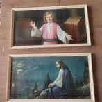 2 x schilderij religieus, zeer oud., Antiek en Kunst, Kunst | Schilderijen | Klassiek, Ophalen of Verzenden