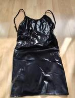 Latex Mini Jurkje - Maat L, Kleding | Dames, Jurken, Verzenden, Zwart, Maat 42/44 (L), Nieuw