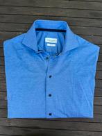 Nieuw Profuomo Knitted Overhemd Maat 40/M, Ophalen of Verzenden, Zo goed als nieuw, Blauw, Halswijdte 39/40 (M)