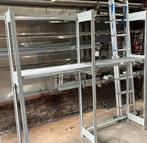 Metalen legbord stelling, Ophalen, Gebruikt