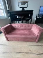 kinder sofa bankje velvet chesterfield, Ophalen, Zo goed als nieuw, Tweepersoons, Minder dan 150 cm
