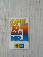 sticker OPEL 10 jaar NR.1, Verzamelen, Stickers, Ophalen of Verzenden, Zo goed als nieuw, Auto of Motor