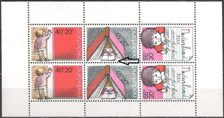 Kinder blok 1171 PM 2 XXX. ADV. no.25 I., Postzegels en Munten, Postzegels | Nederland, Postfris, Na 1940, Verzenden