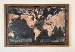 Mooie wereldkaart met ledverlichtig, Huis en Inrichting, Ophalen, Zo goed als nieuw