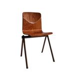 250x Galvanitas design stoelen S16 S30 schoolstoelen  381, Gebruikt, Ophalen of Verzenden, Bruin