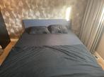 Tweepersoonsbed 180x200 - Grijs, Ophalen, Gebruikt, Tweepersoons, 180 cm