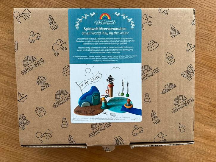 Grimm’s speelset small world - bij het water, Kinderen en Baby's, Speelgoed | Houten speelgoed, Nieuw, Overige typen, Ophalen of Verzenden