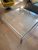 Glazen Salontafel Vierkant - Modern Design, Ophalen, Gebruikt, Vierkant, 50 tot 100 cm