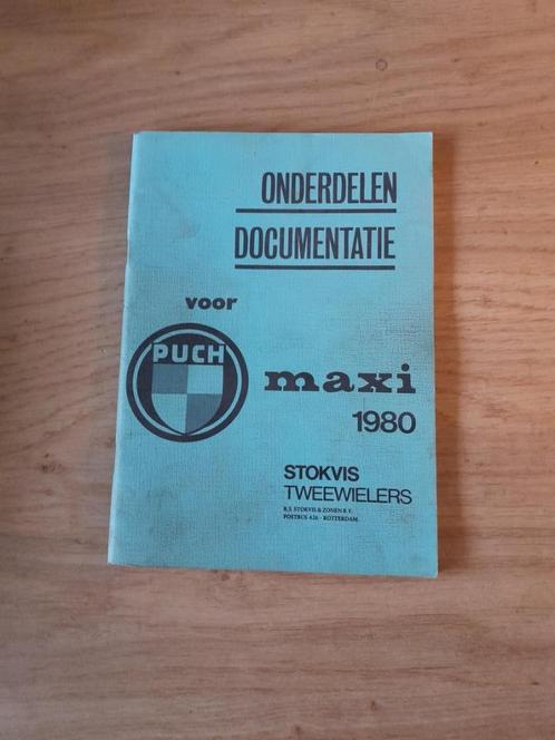 Puch Maxi 1980 onderdelen documentatie, Fietsen en Brommers, Handleidingen en Instructieboekjes, Gebruikt, Ophalen