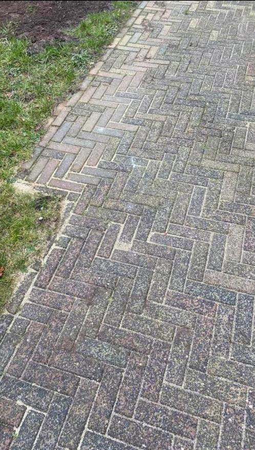 Gratis 30m2 Terrastegels tegels stenen klinkers tuin, Tuin en Terras, Tegels en Klinkers, Gebruikt, Klinkers, Beton, 10 m² of meer