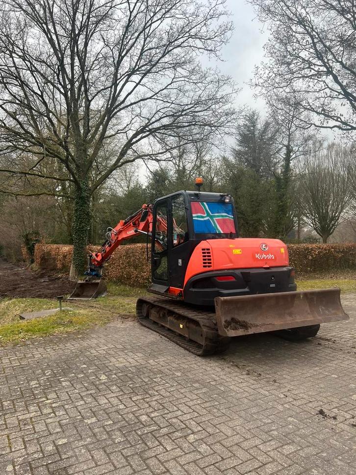 Grondwerkzaamheden met machinist, Diensten en Vakmensen, Aannemers, Nieuwbouw of Opbouw, Onderhoud of Restauratie, Verbouw of Aanbouw