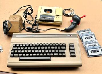Commodore 64 met toebehoren - Niet getest! beschikbaar voor biedingen