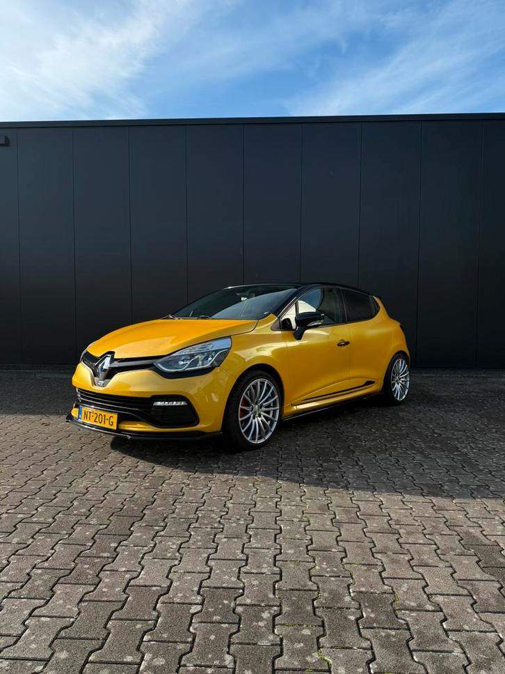 Renault Clio 1.6 RS Turbo 2013, Jaune Sirius Métallisé., Auto's, Renault, Particulier, Clio, Benzine, C, Hatchback, Automaat, Geïmporteerd