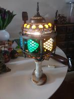Antiek oriental tafellamp werkend 49cm vintage, Ophalen of Verzenden
