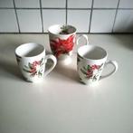 Janneke brinkman 1  grote en 2 kleine kerstmokken, Huis en Inrichting, Keuken | Servies, Ophalen of Verzenden, Zo goed als nieuw