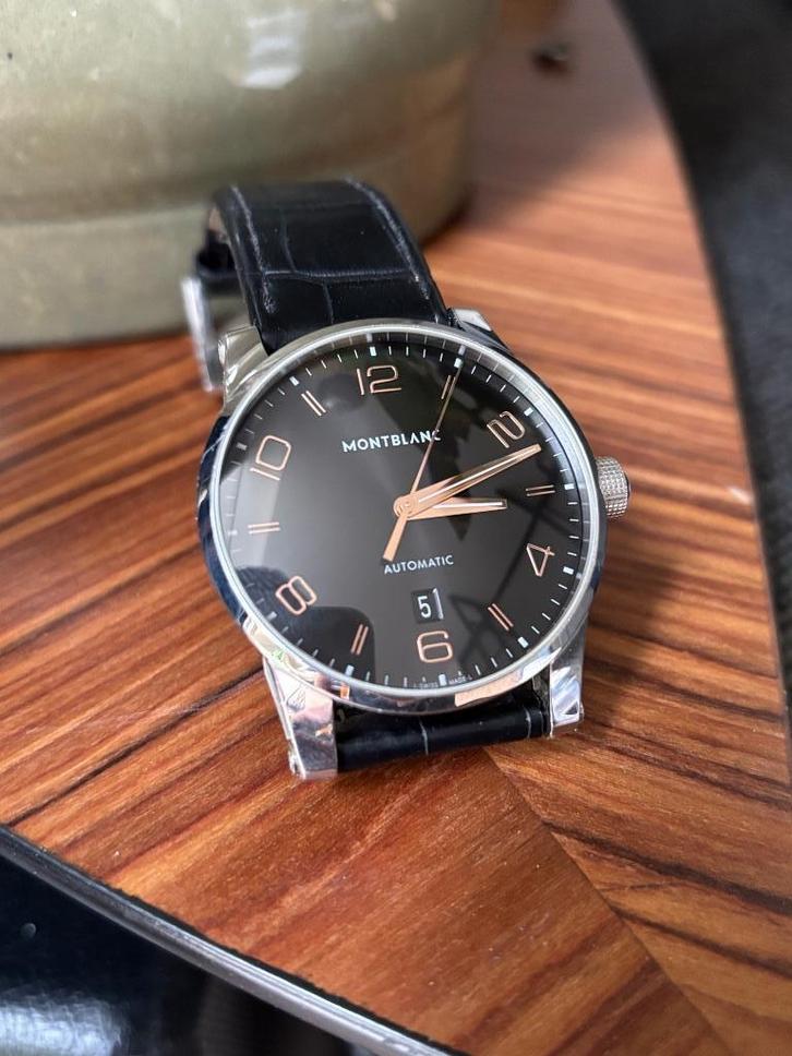 Montblanc Timewalker 42 XL bronze - met open achterkant, Sieraden, Tassen en Uiterlijk, Horloges | Heren, Zo goed als nieuw, Polshorloge