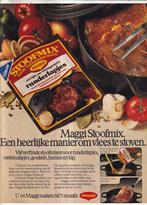 Retro reclame 1980 Maggi stoofmix voor heerlijk vlees, Overige typen, Ophalen of Verzenden