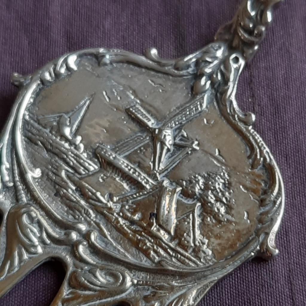 Taartvork Zilverplated Zilfor 90% Hollands Tafereel, Antiek en Kunst, Antiek | Bestek, Verzenden