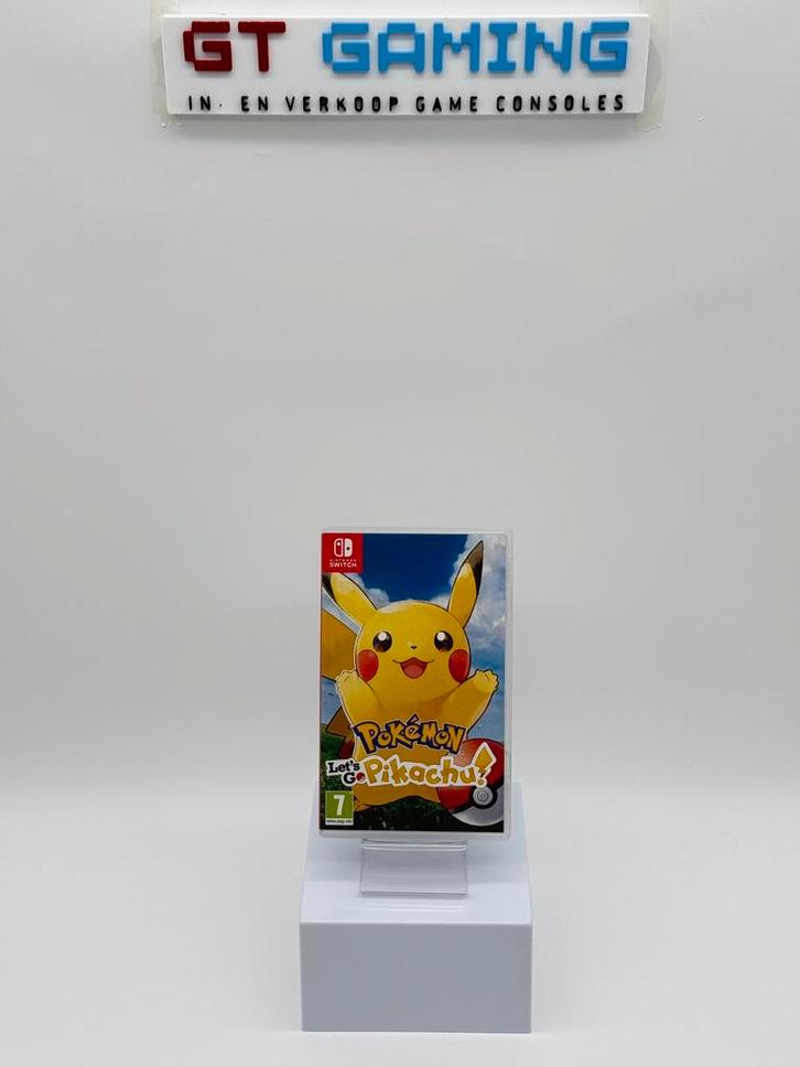 POKEMON LETS GO PIKACHU NINTENDO SWITCH GAME, Spelcomputers en Games, Games | Nintendo Switch, Zo goed als nieuw, 1 speler, Vanaf 7 jaar