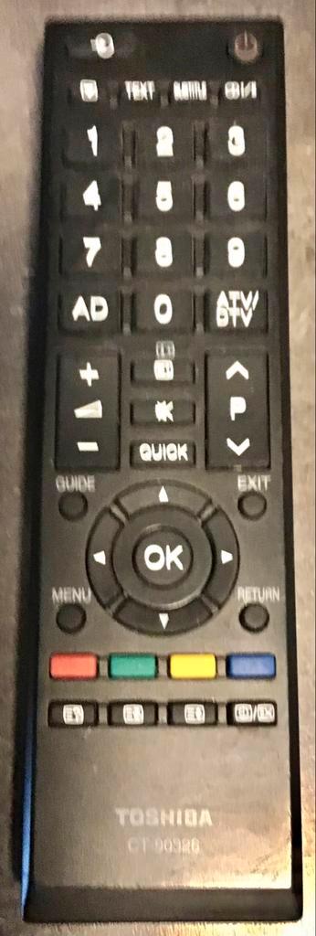 ORIGINELE TOSHIBA CT-90326 AFSTANDSBEDIENING VOOR TOSHIBA TV beschikbaar voor biedingen