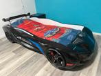 Mooi stoer autobed 90x190, Kinderen en Baby's, Kinderkamer | Bedden, Ophalen, 85 tot 100 cm, Zo goed als nieuw, Lattenbodem