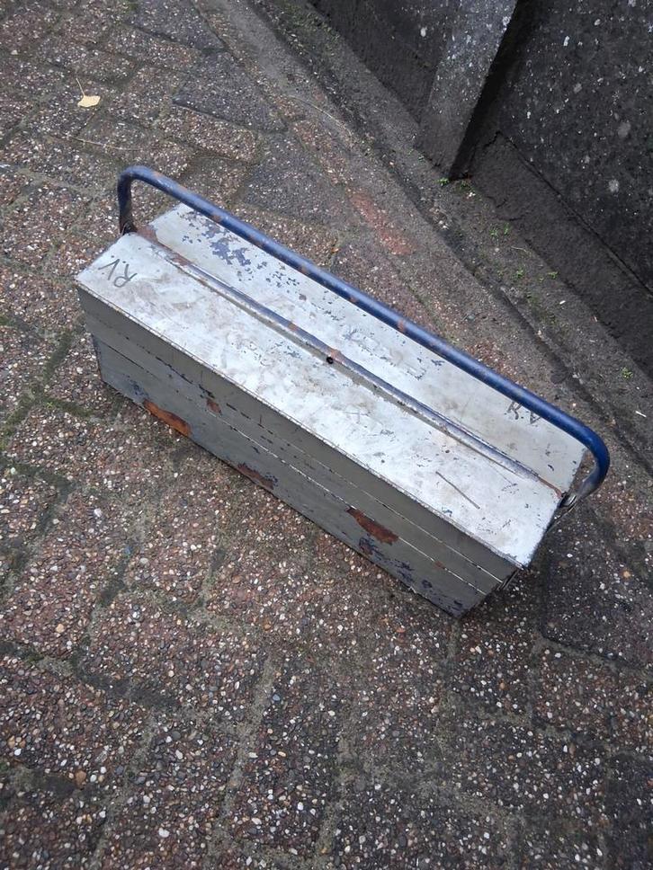 Gereedschapskist - Vintage Look, Doe-het-zelf en Verbouw, Gereedschap | Handgereedschap, Ophalen of Verzenden