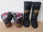 Joya kickboxi set: bokshandschoen + scheenbeschermer, Maat XS of kleiner, Ophalen of Verzenden, Overige
