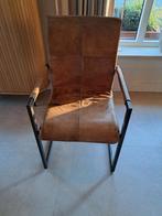 4 stoelen van Buffelleer cognac kleur, Huis en Inrichting, Complete eetkamers, Ophalen of Verzenden, Gebruikt