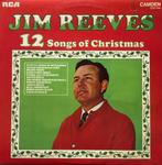 JIM REEVES LP: 12 SONGS OF CHRISTMAS, Ophalen of Verzenden, Gebruikt, 12 inch, Overige soorten
