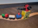 Houten trein - Transportkraan, Ophalen of Verzenden, Zo goed als nieuw, Overige typen