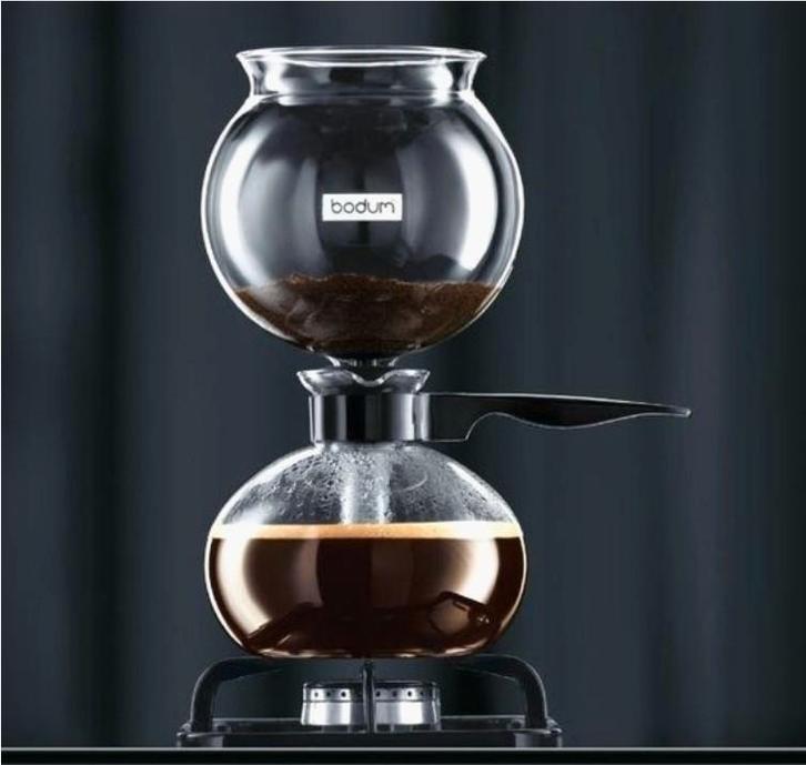 Bodum Pedo vacuum koffiezetter, Witgoed en Apparatuur, Koffiezetapparaten, Zo goed als nieuw, Overige modellen, Ophalen