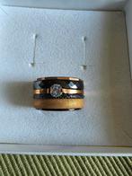 Zwart/rosé IXXXI ting mt 19. H14, Sieraden, Tassen en Uiterlijk, Ringen, Overige materialen, 19 tot 20, Geel, Ophalen of Verzenden