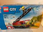 Lego city brandweerwagen, Ophalen of Verzenden, Zo goed als nieuw