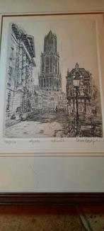 Mooie prent 30 bij 25 cm, Verzamelen, Foto's en Prenten, Ophalen of Verzenden, Voor 1940, Zo goed als nieuw