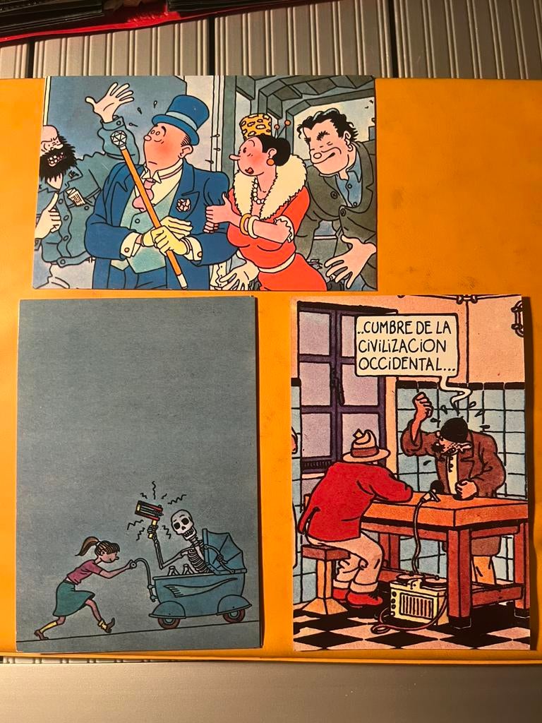 Joost Searte 3 kaarten Edicionnes La Cupula 1981, Verzamelen, Stripfiguren, Ophalen of Verzenden, Plaatje, Poster of Sticker