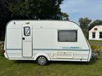 Caravan Hylander design 380 incl voortent, Caravans en Kamperen, Caravans, Overige merken, Standaardzit, Omvormbare zithoek, Tot 4 meter
