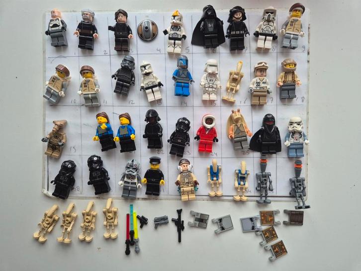 Lego star wars poppetjes minifiguren droid wapen, Kinderen en Baby's, Speelgoed | Duplo en Lego, Zo goed als nieuw, Ophalen of Verzenden